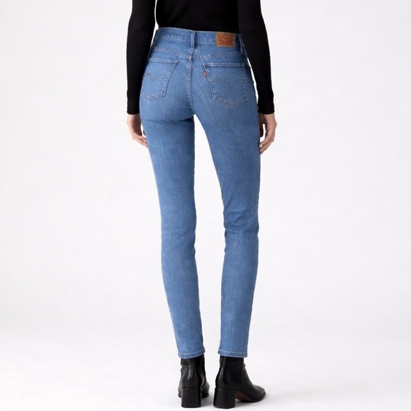 Levi's Denim - Levi’s 311 Shaping Skinny Jeans Mid Rise Light Wash Butt Lift Festival Cowgirl